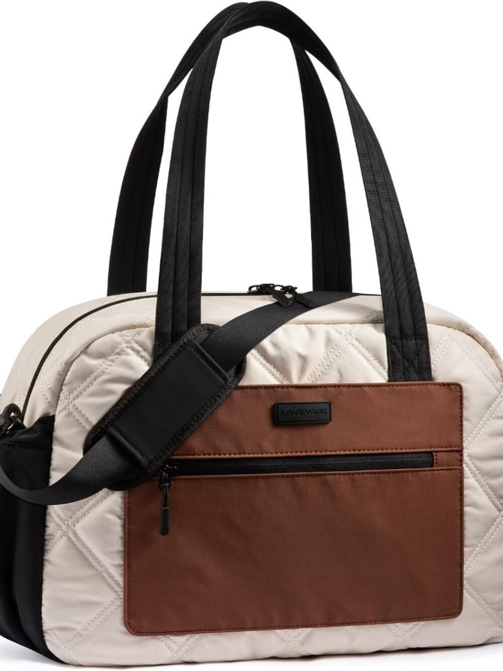 Tote Bag for Women, 15.6" Laptop Work Bag with Cup Holder